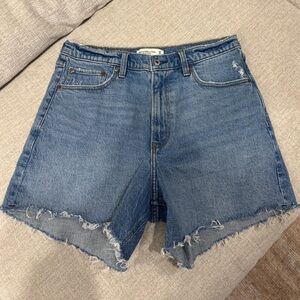 Abercrombie & Fitch Blue Denim Shorts